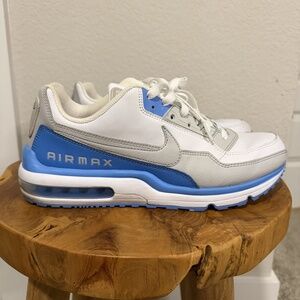 Nike Air Max LTD 3 Mens Size 10.5 White Blue Athletic Running Shoes Sneakers